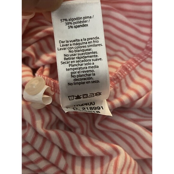 Vineyard Vines Edgartown Polo Shirt XL Pink Striped Whale Logo Pima Stretch Golf - Picture 7 of 7
